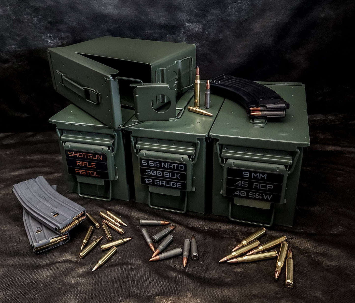 Ammo Can Labels - Custom Calibers from MOD-5 Designs