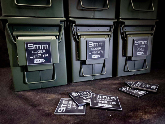 Ammo Labels - Pistol Calibers from MOD-5 Designs